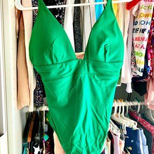 J Crew Green Bathing Suit NWT size 12